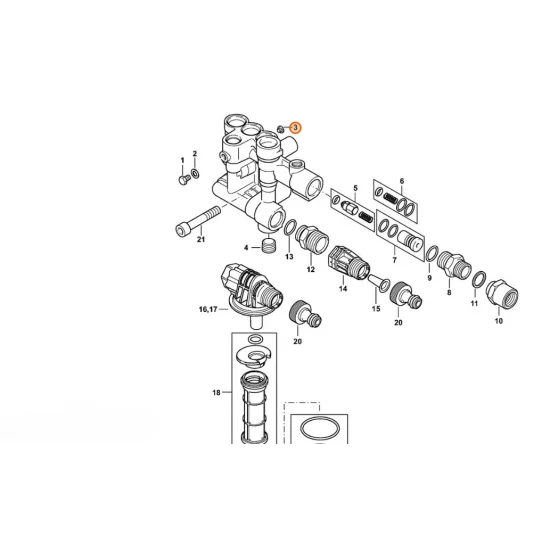 Stihl  Zatyczka zamykająca 4788 706 4601